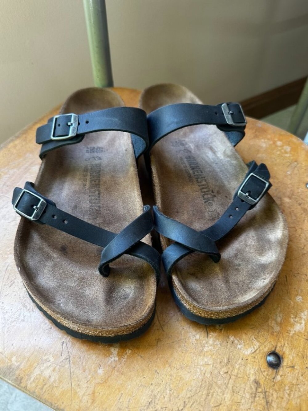 Birkenstock Women's Sandals, Black, Size 9, Euro 40